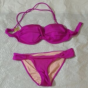 Victoria's Secret Magenta Bikini